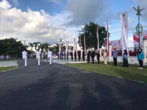 Kepala BNNP KEPRI mengikuti Upacara Peringatan Hari Ulang Tahun Ke-75 Kemerdekaan RI Tingkat Provinsi Kepuluan Riau Tahun 2020