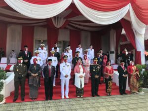 Kepala BNNP KEPRI mengikuti Upacara Peringatan Hari Ulang Tahun Ke-75 Kemerdekaan RI Tingkat Provinsi Kepuluan Riau Tahun 2020