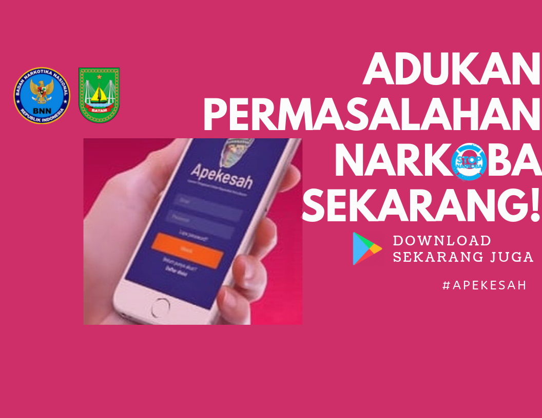 Ayo Adukan Permasalahan Narkoba Sekarang Melalui Aplikasi APEKESAH Ayo Adukan Permasalahan Narkoba Sekarang Melalui Aplikasi APEKESAH