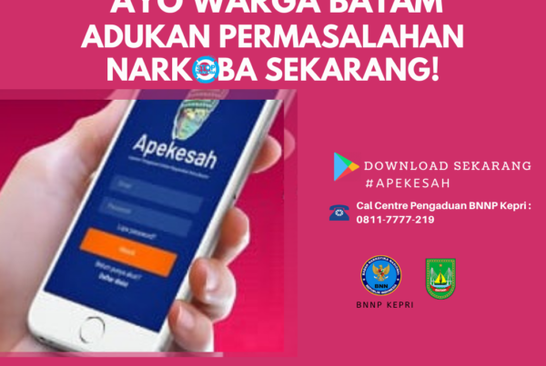 Ayo Adukan Permasalahan Narkoba Sekarang Melalui Aplikasi APEKESAH