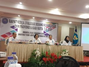 Rapat Kerja Evaluasi Kegiatan Bidang Rehabilitasi BNN Provinsi dan Kab / Kota TA 2019