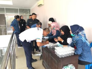 Test Urine Kepada Pegawai PT. Pertamina (Persero)