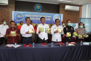 Pemusnahan Barang Bukti Narkotika Jenis Sabu 12.8 Kg dan 1.381 butir Ekstasi