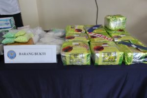 Pemusnahan Barang Bukti Narkotika Jenis Sabu 12.8 Kg dan 1.381 butir Ekstasi
