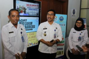 Perjanjian Kerja Sama Antara BNNP Kepri Dengan Dinas Penanaman Modal Dan Pelayanan Terpadu Satu Pintu Pemerintah Kota Batam Serta Grand Openning BNN Corner Di Mall Pelayanan Publik Batam