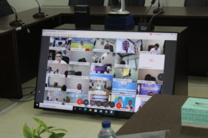 Video Conference RAPIM BNN RI berasama BNNP dan BNNK