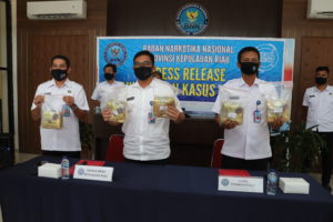 Press Release Pengungkapan Kasus Narkotika di BNNP KEPRI