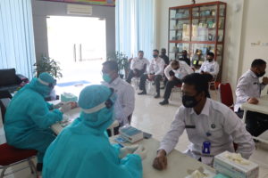 BNNP KEPRI melaksanakan RAPID TEST dalam pencegahan COVID-19