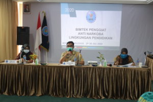 Bimbingan Teknis Penggiat Anti Narkoba di Lingkungan Pendidikan