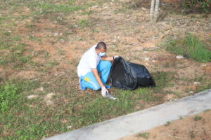 Gotong Royong dan Penanaman Pohon dalam rangka memperingati Hari Kemerdekaan RI Ke-75