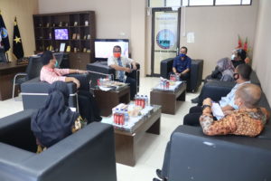 Audiensi dan Koordinasi dari KPU Provinsi Kepulauan Riau ke BNNP KEPRI
