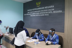 Pengawasan Test SKB dan Psikologi CPNS BNN di UPT BKN Batam Session III
