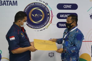Pengawasan Test SKB dan Psikologi CPNS BNN di UPT BKN Batam Session III