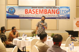 BNN Provinsi Kepulauan Riau melaksanakan Rapat Koordinasi Kelembagaan di Harris Hotel Batam Center
