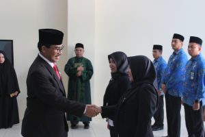 Pengambilan Sumpah dan Pelantikan Pejabat Eselon IV di Lingkungan BNNP Kepulauan Riau