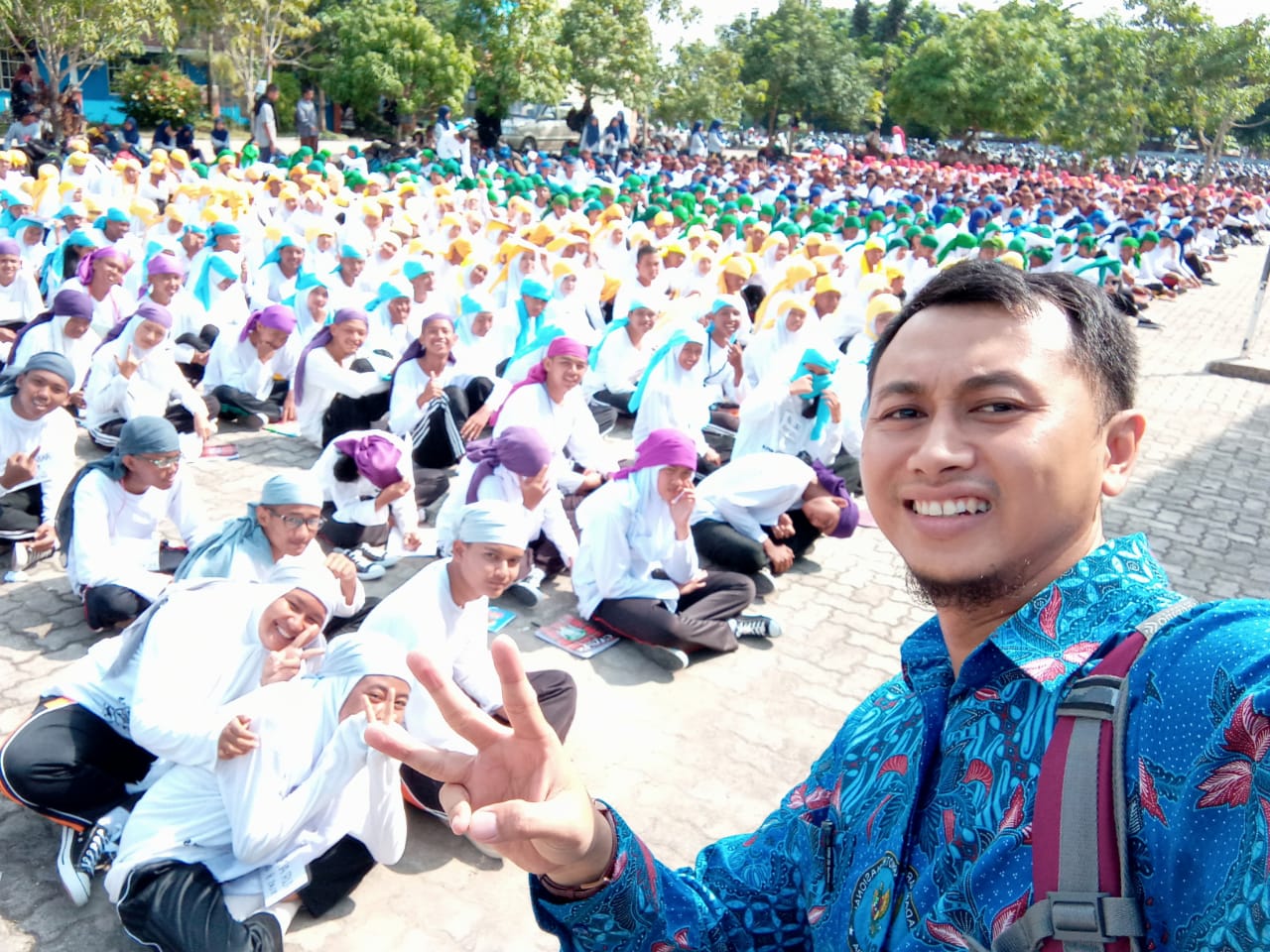 Diseminasi Informasi P4GN melalui Sosialisasi dalam rangka MPLS (Masa Pengenalan lingkungan Sekolah) di SMK N 5 Batam Diseminasi Informasi P4GN melalui Sosialisasi dalam rangka MPLS (Masa Pengenalan lingkungan Sekolah) di SMK N 5 Batam