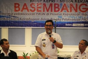 Mitra Kerja Basembang tentang Pelaksanaan P4GN di Provinsi Kepulauan Riau Dengan Media Batam