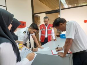 Pelaksanaan Test Urine dalam rangka operasi lilin seligi 2019 menyambut perayaan natal 2019 dan tahun baru 2020" di wilayah Provinsi Kepulauan Riau