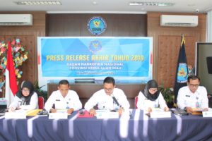 Press Rekease Akhir Tahun 2019 BNNP Kepri