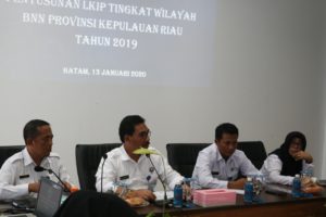Rapat Penyusunan LKIP Tingkat Wilayah BNN Provinsi Kepulauan Riau Tahun 2019