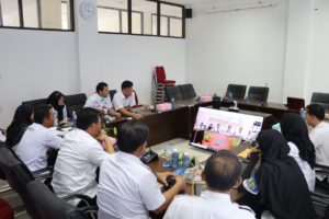 Video Conference Sosialisasi Kode Etik Pegawai BNN dan Penegakan Disiplin Terhadap Pelanggaran Disiplin Ringan