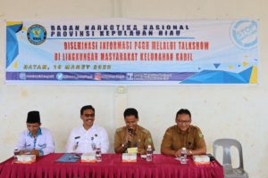 Diseminasi Informasi P4GN melalui taklshow di Lingkungan Masyarakat Kelurahan Kabil