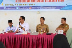 Diseminasi Informasi P4GN melalui taklshow di Lingkungan Masyarakat Kelurahan Kabil