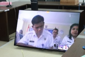 Video Conference BNNP KEPRI Meneruskan Arahan dari BNN Pusat ke BNNK/Kabupaten Terkait Pencegahan Penyebaran COVID-19