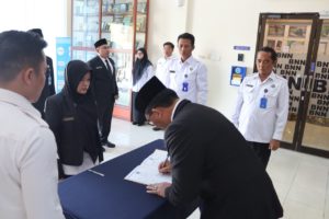 Pengambilan Sumpah Jabatan dan Pelantikan Pejabat Eselon III dan IV di lingkungan Kerja BNN Provinsi Kepulauan Riau Tanggal dan lokasi kegiatan: