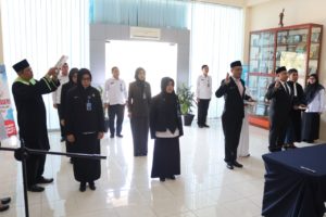 Pengambilan Sumpah Jabatan dan Pelantikan Pejabat Eselon III dan IV di lingkungan Kerja BNN Provinsi Kepulauan Riau Tanggal dan lokasi kegiatan: