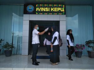 Pencegahan Penyebaran COVID-19 di BNNP KEPRI
