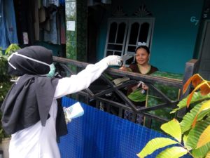 BNN Menyapa Warga Melalui Bus Sosialisasi BNNP KEPRI dalam rangka Pencegahan Penyalahgunaan Narkoba dan Upaya Pencegahan Penyebaran Virus Corona Covid-19 di Kota Batam