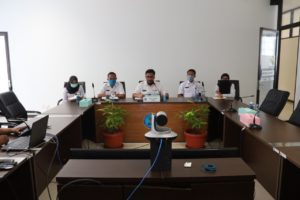 Vidcon Monitoring dan Evaluasi TW-I Tahun Anggaran 2020 BNNP KEPRI dengan BNNK/Kabupaten