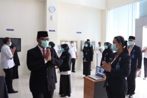 Pengambilan Sumpah Jabatan dan Pelantikan Pejabat Eselon IV di lingkungan Kerja BNN Provinsi Kepulauan Riau