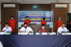 Pemusnahan Barang Bukti Narkotika Badan Narkotika Nasional Provinsi Kepulauan Riau