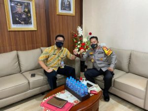 kunjungan silaturahmi dan koordinasi kepala BNNP kepri ke kapolda kepri dimapolda Kepulauan Riau