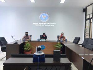 Video Conference Bimbingan Teknis Pemulihan Berbasis Masyarakat
