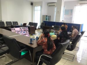 Video Conference Bimbingan Teknis Pemulihan Berbasis Masyarakat