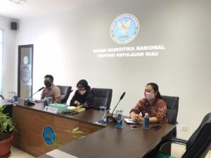 Video Conference Bimbingan Teknis Pemulihan Berbasis Masyarakat