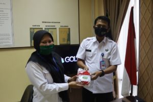 Pencegahan Penyebaran COVID-19 di BNNP KEPRI (Pembagian Masker BNNP KEPRI)