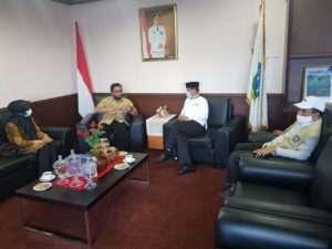 Koordinasi dengan Plt. Gubernur Kepri dalam Rangka persiapan pelaksanaan HANI Tahun 2020.