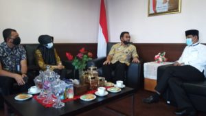 Koordinasi dengan Plt. Gubernur Kepri dalam Rangka persiapan pelaksanaan HANI Tahun 2020.
