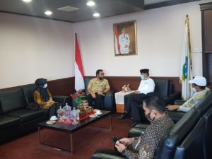 Koordinasi dengan Plt. Gubernur Kepri dalam Rangka persiapan pelaksanaan HANI Tahun 2020.
