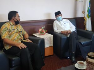 Koordinasi dengan Plt. Gubernur Kepri dalam Rangka persiapan pelaksanaan HANI Tahun 2020.