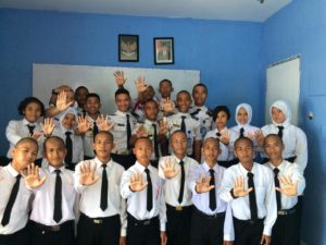 Diseminasi Informasi P4GN melalui Sosialisasi dalam rangka MPLS (Masa Pengenalan lingkungan Sekolah) di SMK Penerbangan Batam