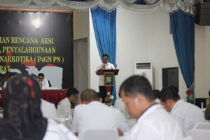 Rapat Koordinasi Tentang Pengendalian Rencana Aksi Nasional Pencegahan, Pemberantasan, Penyalahgunaan, Peredaran Gelap Narkoba Dan Prekursor Narkotika (P4GN) Di Wilayah Indonesia Barat