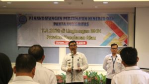 Penandatangan Perjanjian Kinerja dan Pakta Integritas T.A 2020 di Lingkungan BNN Kepulauan Riau