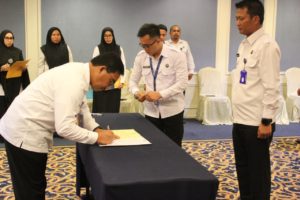 Penandatangan Perjanjian Kinerja dan Pakta Integritas T.A 2020 di Lingkungan BNN Kepulauan Riau