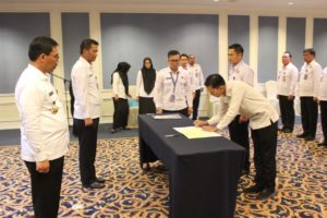 Penandatangan Perjanjian Kinerja dan Pakta Integritas T.A 2020 di Lingkungan BNN Kepulauan Riau