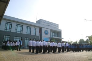 Pelaksanaan Upacara Bulanan BNNP Kepri